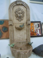 A fountain from clay